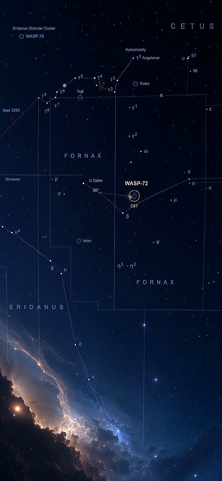Sky map
